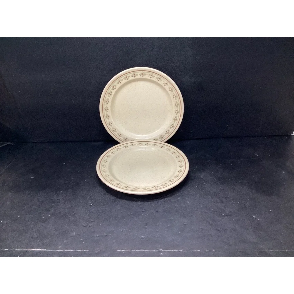 Anchor Hocking Ironstone CHANTILLY Salad Plates‎ USA 7.5